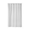 Duschdraperi textil rand 180x200 cm vit