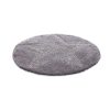 Matta star rund 55 cm grå