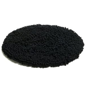 Matta rasta rund 55 cm svart