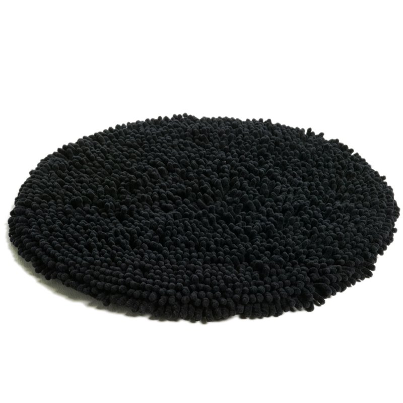 Matta rasta rund 55 cm svart