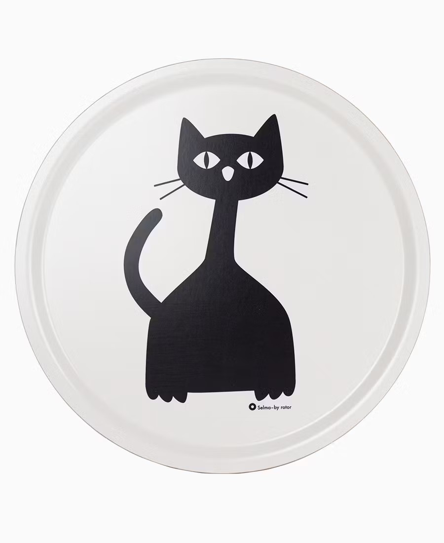 Bricka rund katten Selma