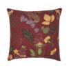 Kuddfodral Blomster röd