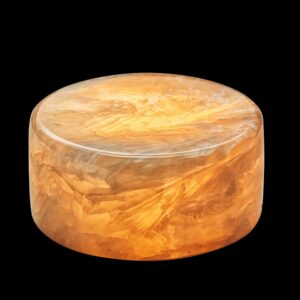 Marmor batterilampa natur låg