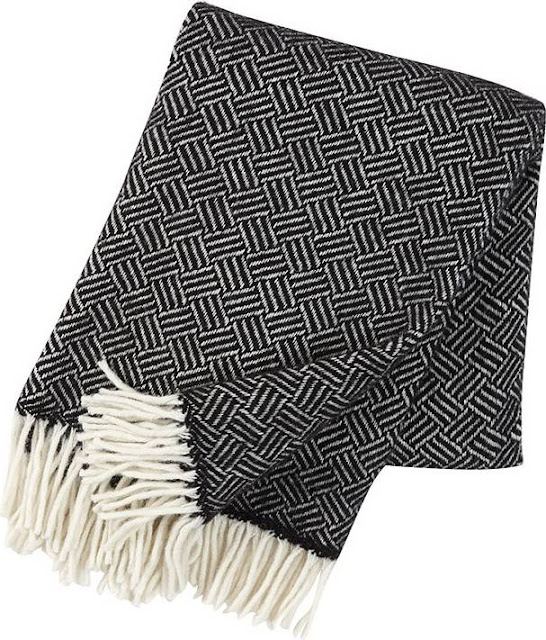 Ullpläd samba svart