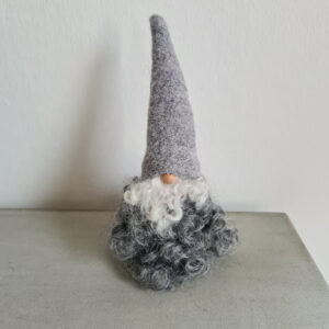Tomte grå luva liten