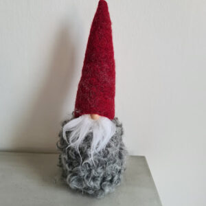 Tomte röd luva stor