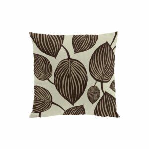 Kuddfodral Lyckans blad brun