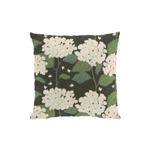 Kuddfodral Hortensia grön