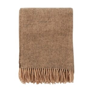 Ullpläd Gotland beige