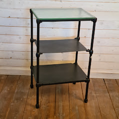 Bord metall/glas