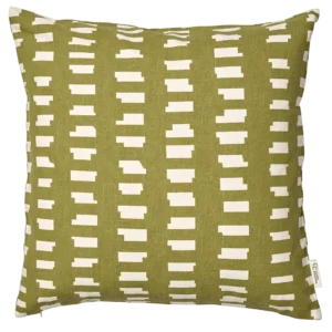 Kuddfodral Ikat grön