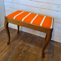Pall med orange tyg