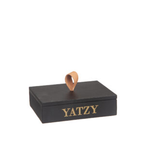 Yatzy i trälåda svart