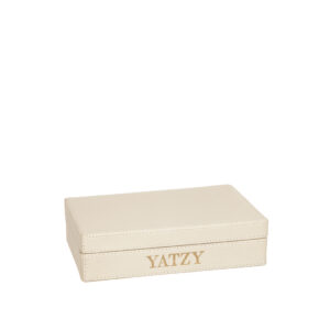 Yatzy i låda konstläder beige